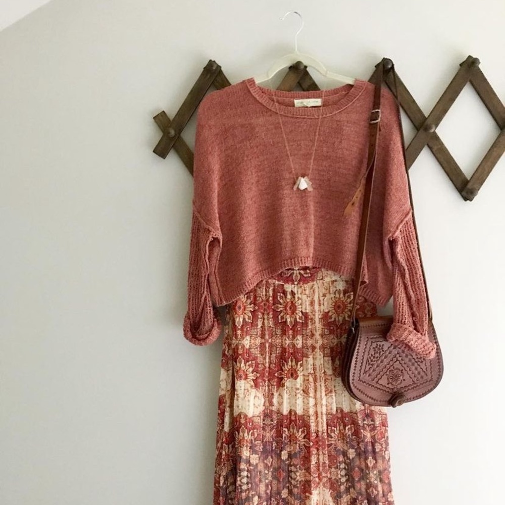 Urban Outfitters cropped knit sweater